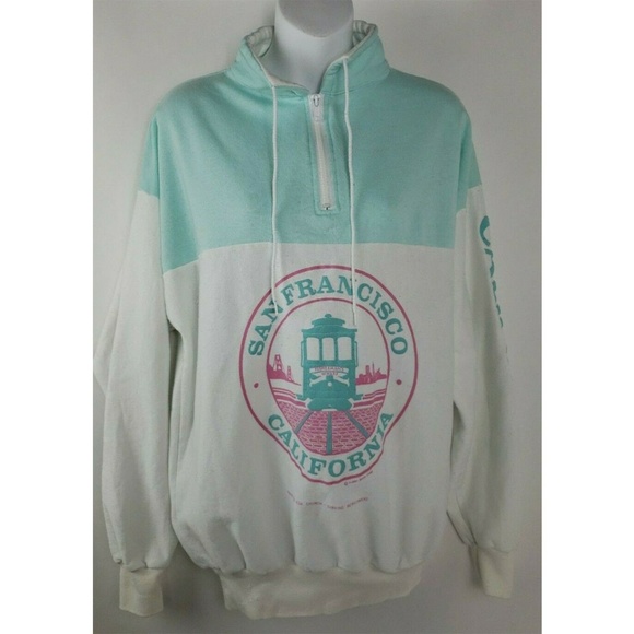 ⬇️ $65 Vintage 80s San Francisco California Hoodie - Picture 2 of 8